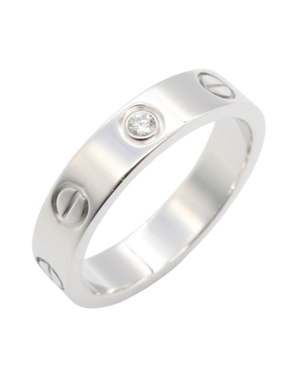 Cartier Ring Mini Love 18k White Gold Diamond